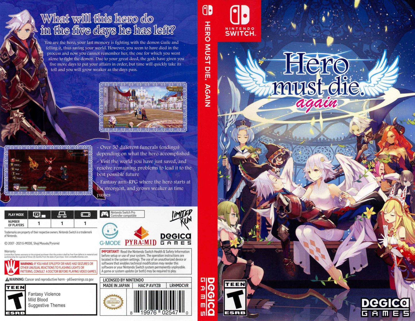 Hero Must Die Again Cover Art - WOI Solutions