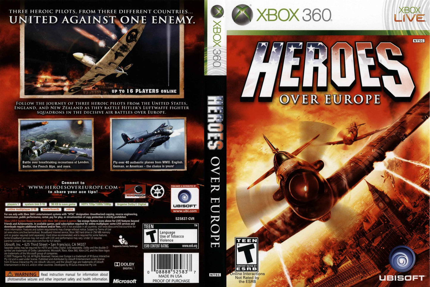 Heroes Over Europe Cover Art - WOI Solutions