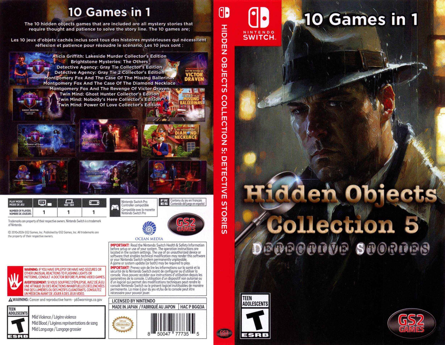 Hidden Objects Collection 5 Detective Stories Cover Art - WOI Solutions