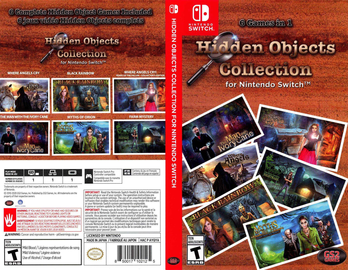 Hidden Objects Collection for Nintendo Switch Cover Art - WOI Solutions