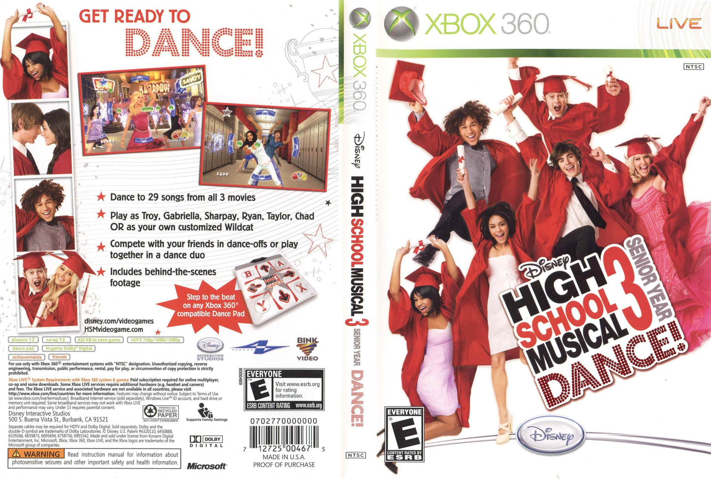 High School Musical 3 Senior Year Dance! Cover Art - WOI Solutions