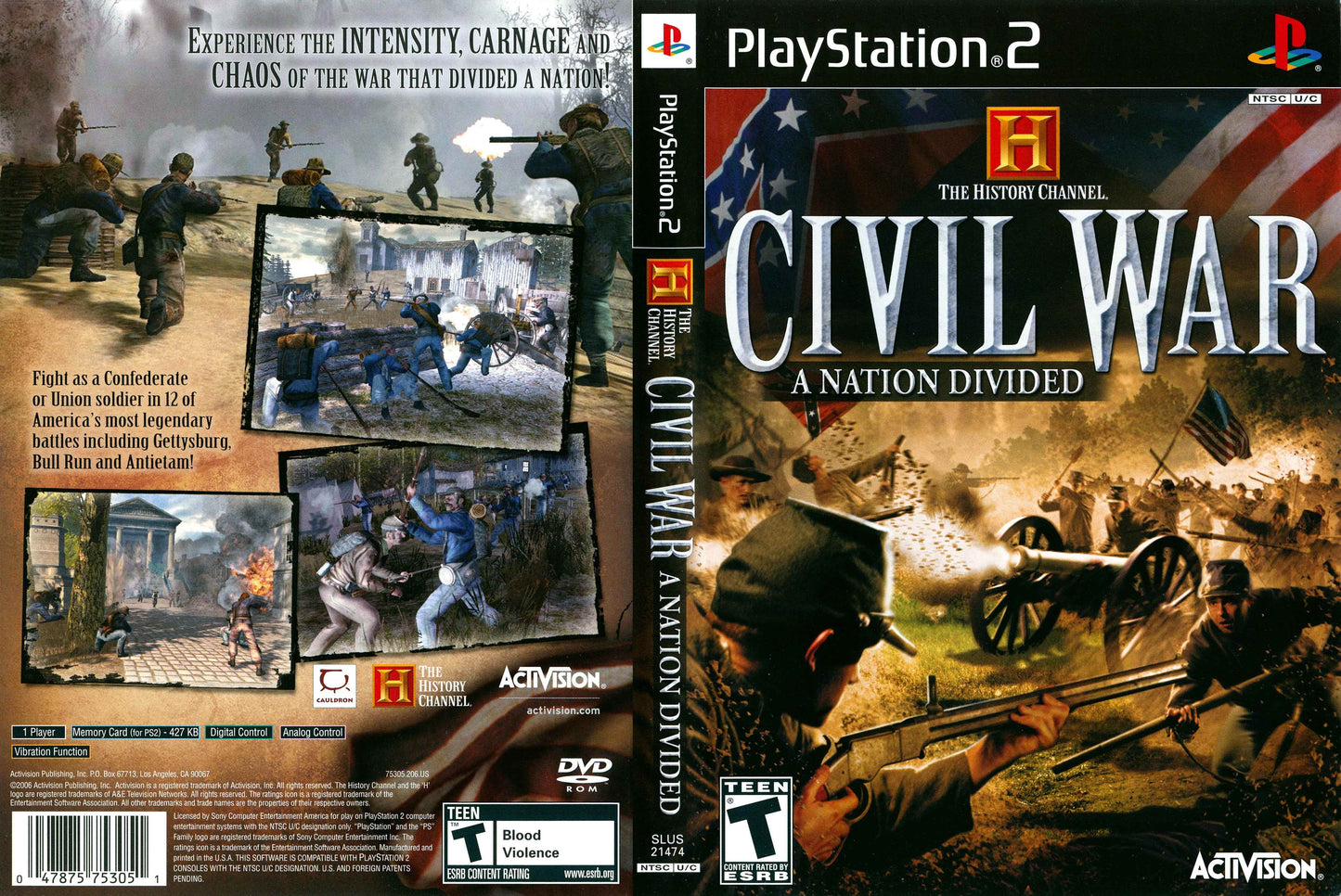 History Channel Civil War A Nation Divided, The Cover Art - WOI Solutions