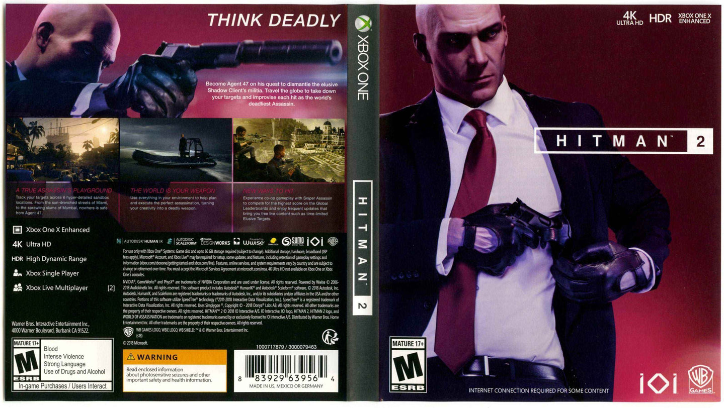 Hitman 2 Cover Art - WOI Solutions