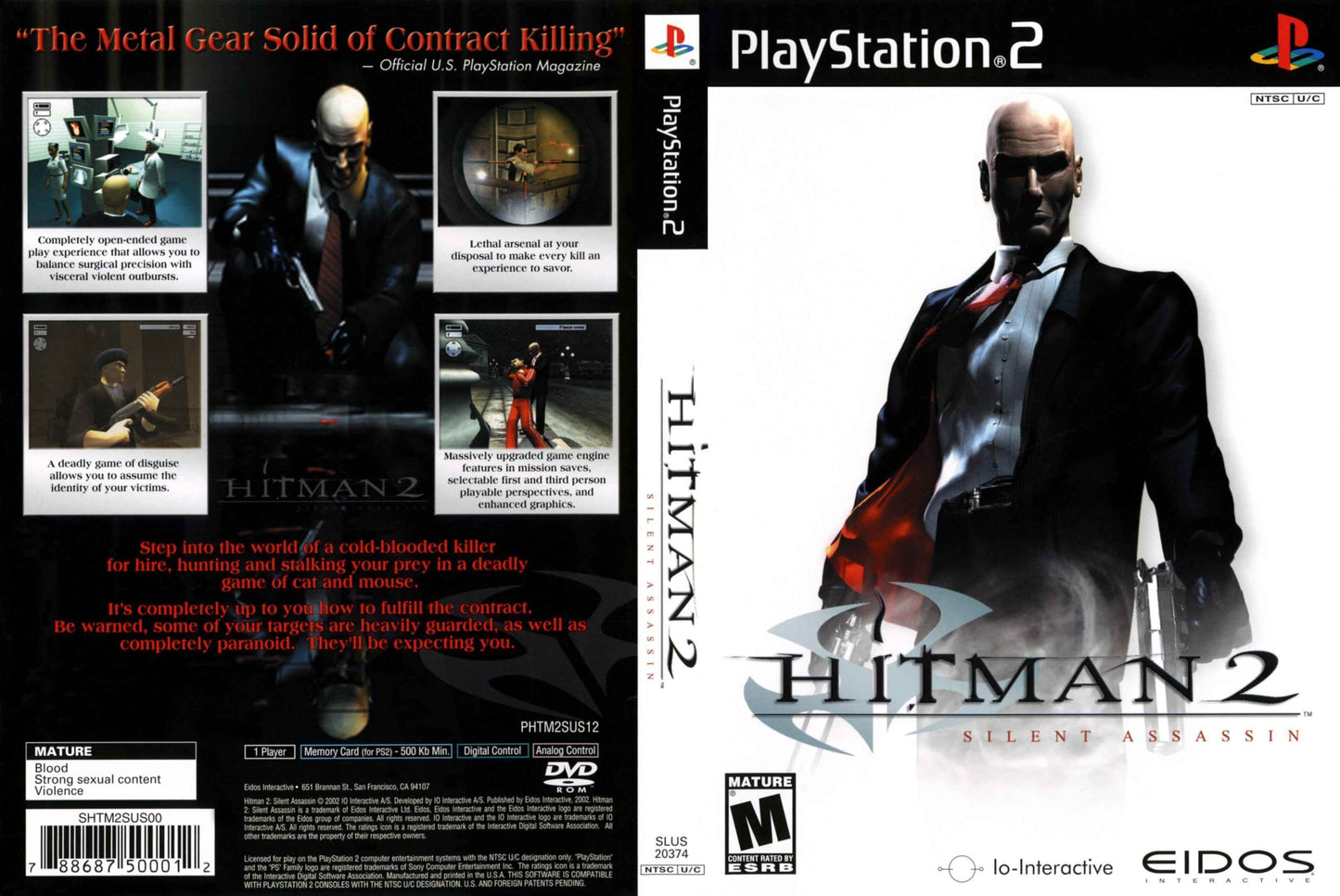 Hitman 2 Silent Assassin Cover Art - WOI Solutions