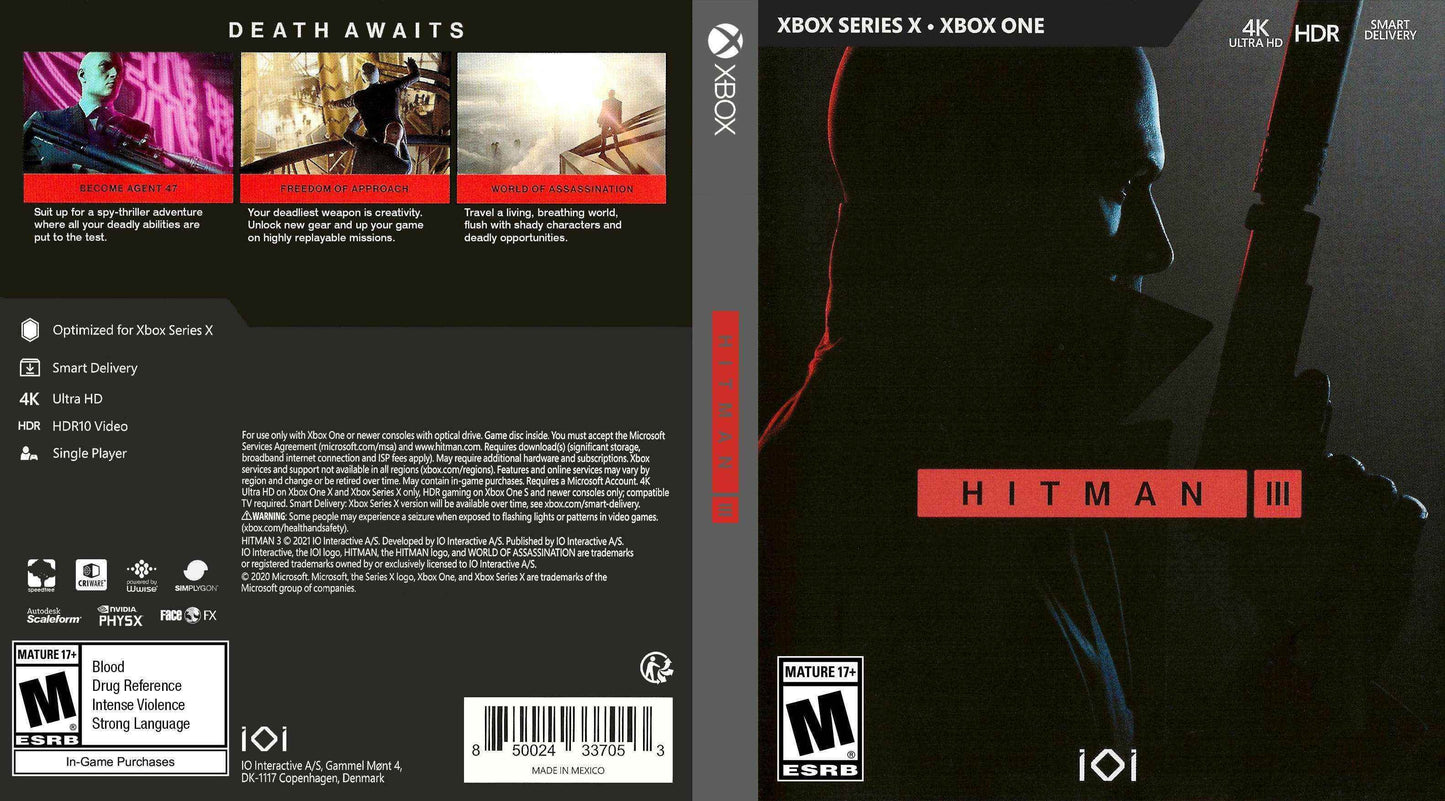 Hitman 3 Cover Art - WOI Solutions
