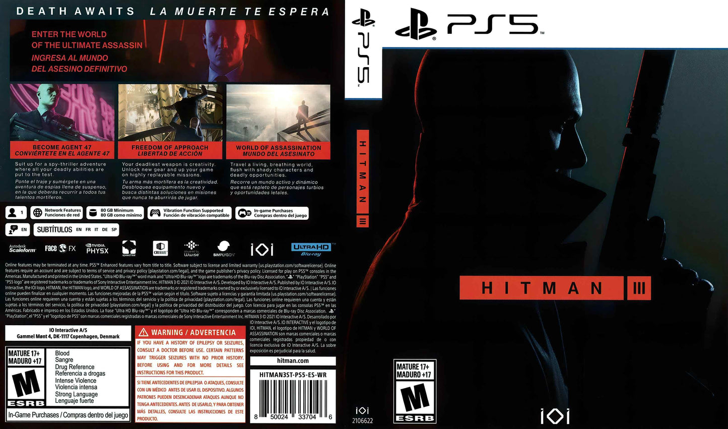 Hitman 3 Cover Art - WOI Solutions