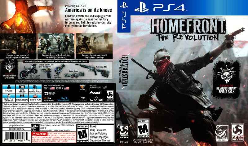 Homefront The Revolution Cover Art - WOI Solutions