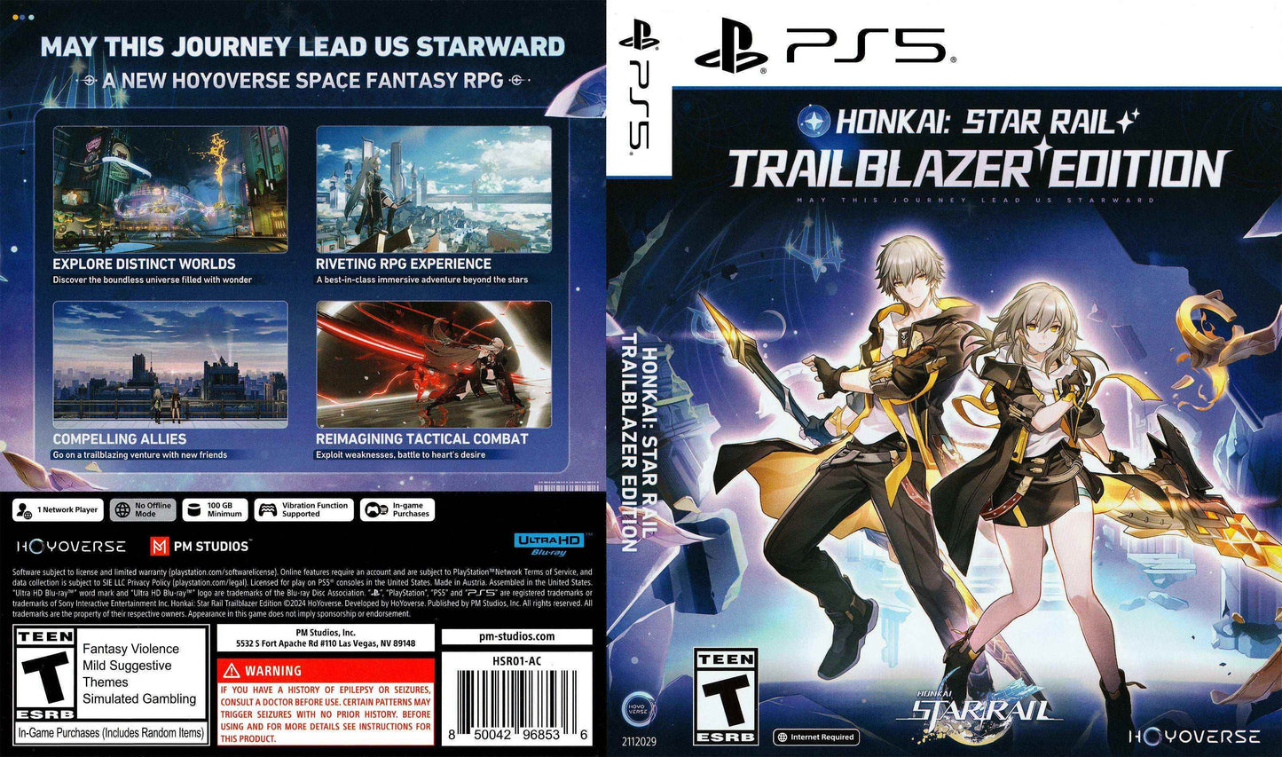 Honkai Star Rail - Trailblazer Edition Cover Art - WOI Solutions