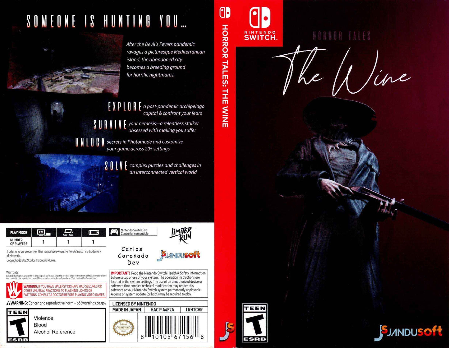 Horror Tales The Wine Cover Art - WOI Solutions