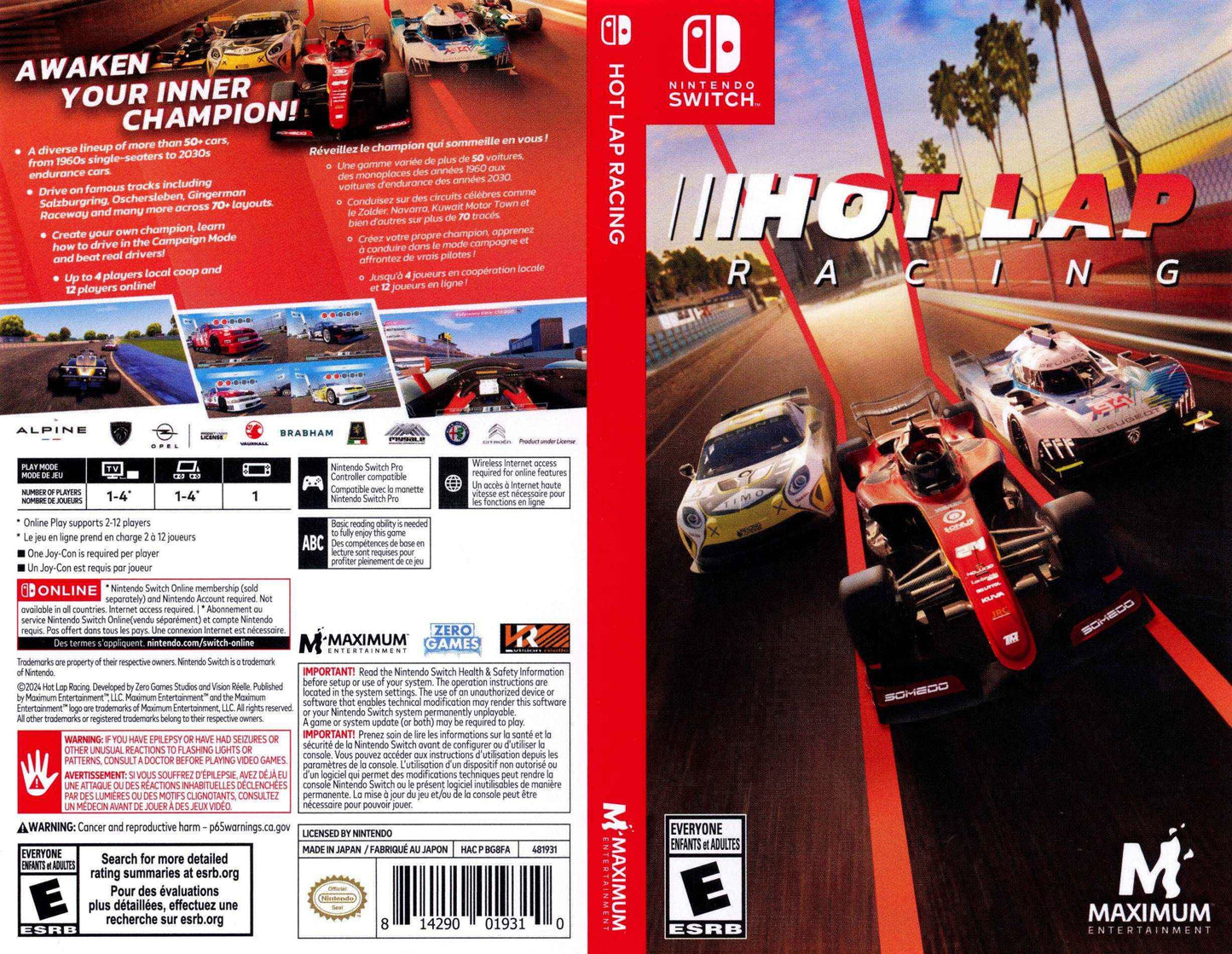Hot Lap Racing Cover Art - WOI Solutions