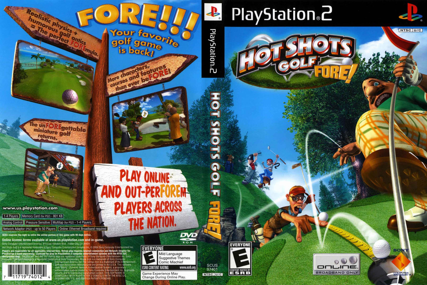 Hot Shots Golf FORE! Cover Art - WOI Solutions