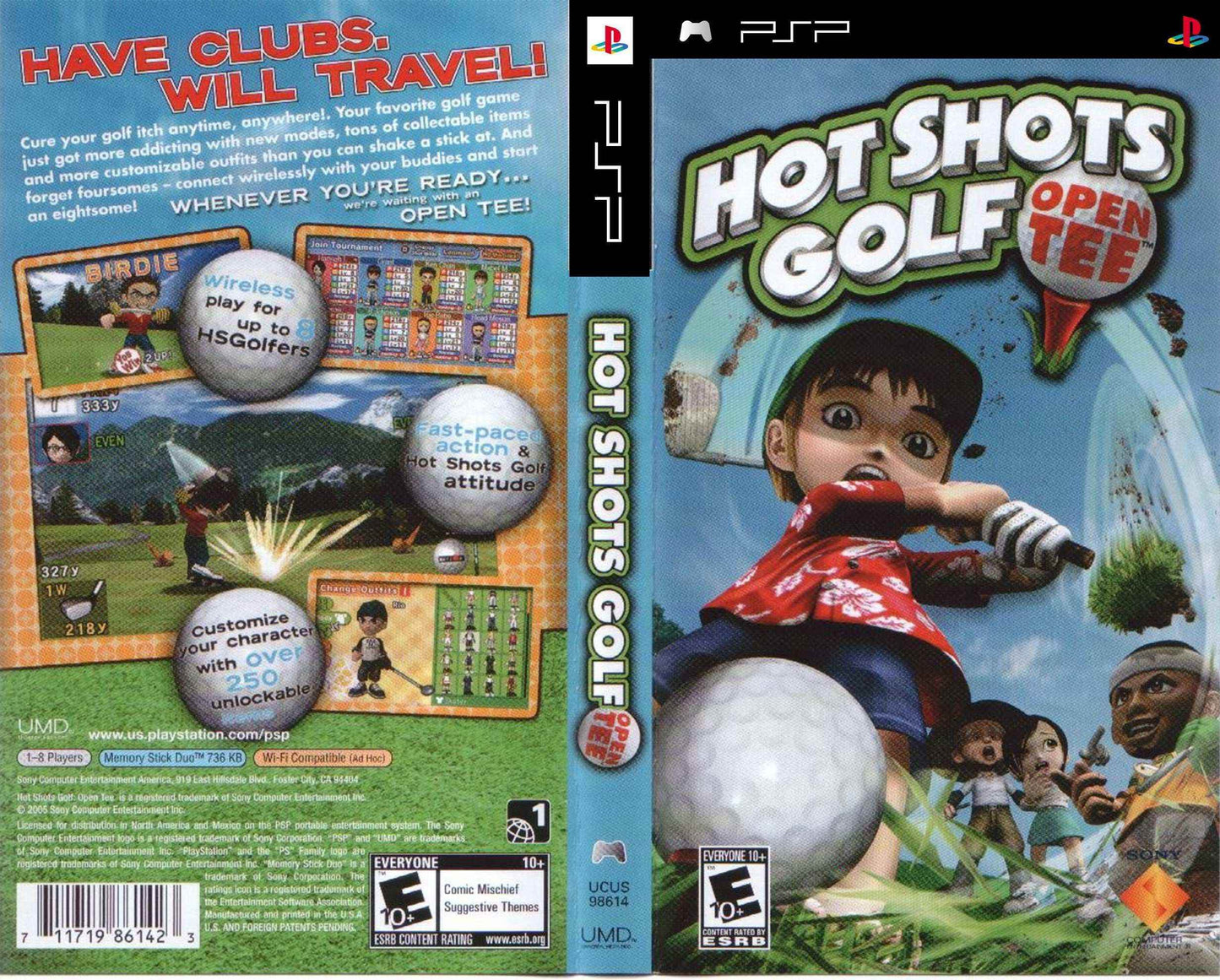 Hot Shots Golf Open Tee Cover Art - WOI Solutions