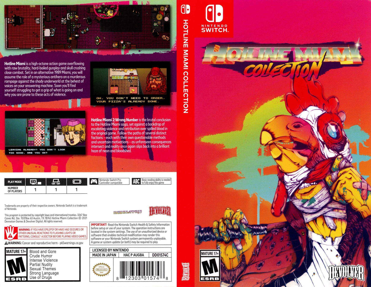 Hotline Miami Collection Cover Art - WOI Solutions