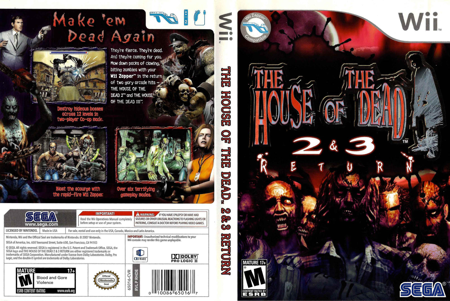 House of the Dead 2 & 3, The Cover Art - WOI Solutions