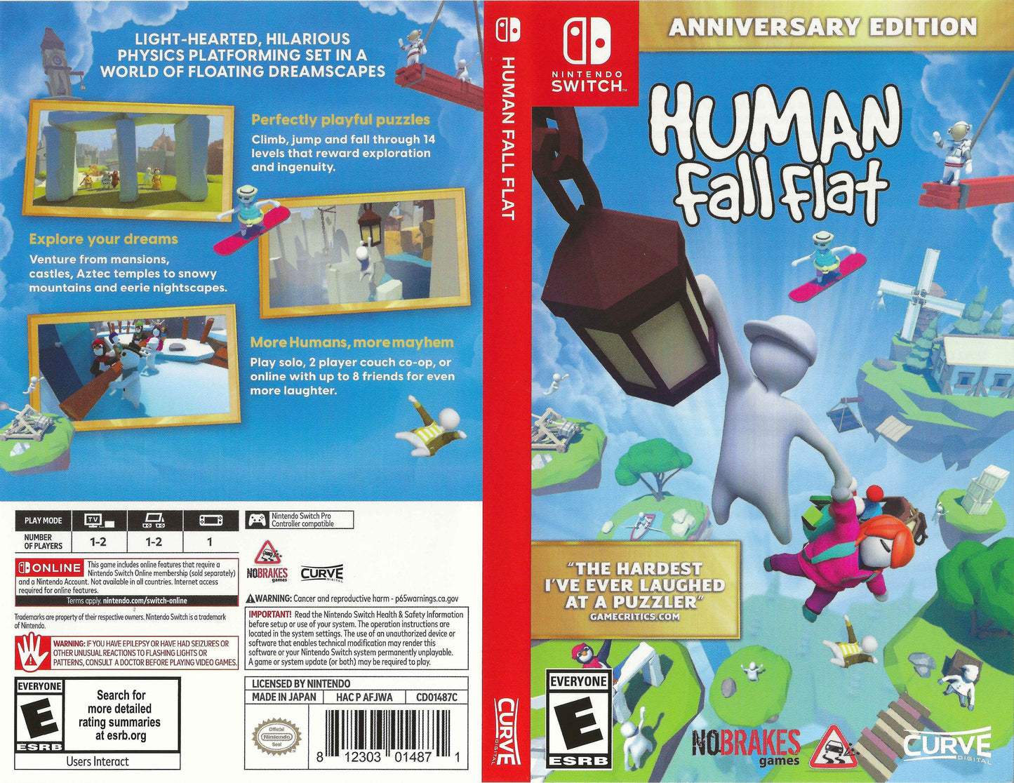 Human Fall Flat - Anniversary Edition Cover Art - WOI Solutions
