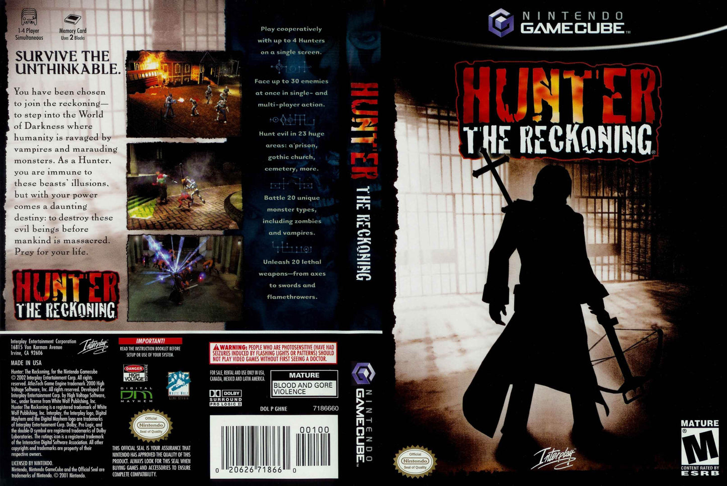 Hunter The Reckoning Cover Art - WOI Solutions