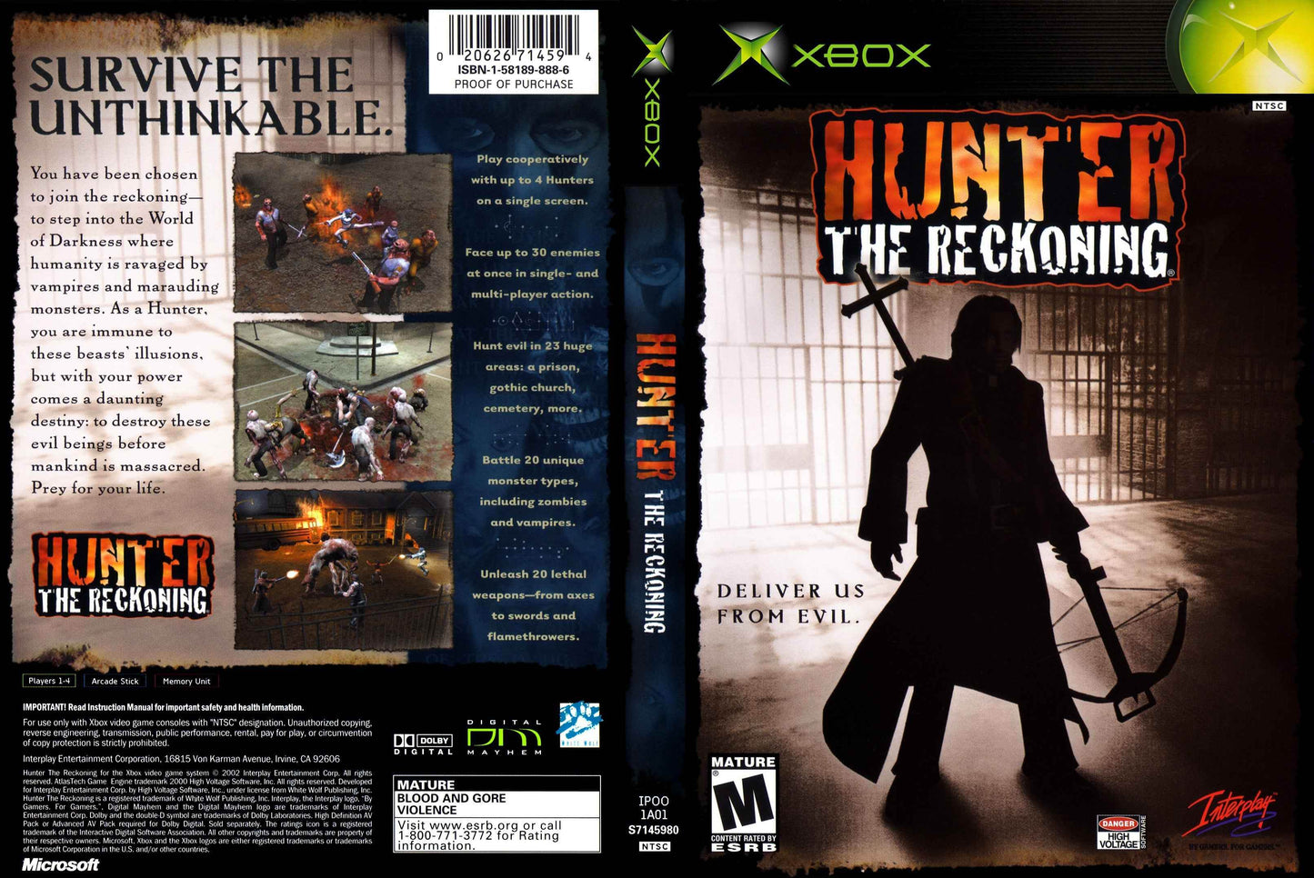 Hunter The Reckoning Cover Art - WOI Solutions