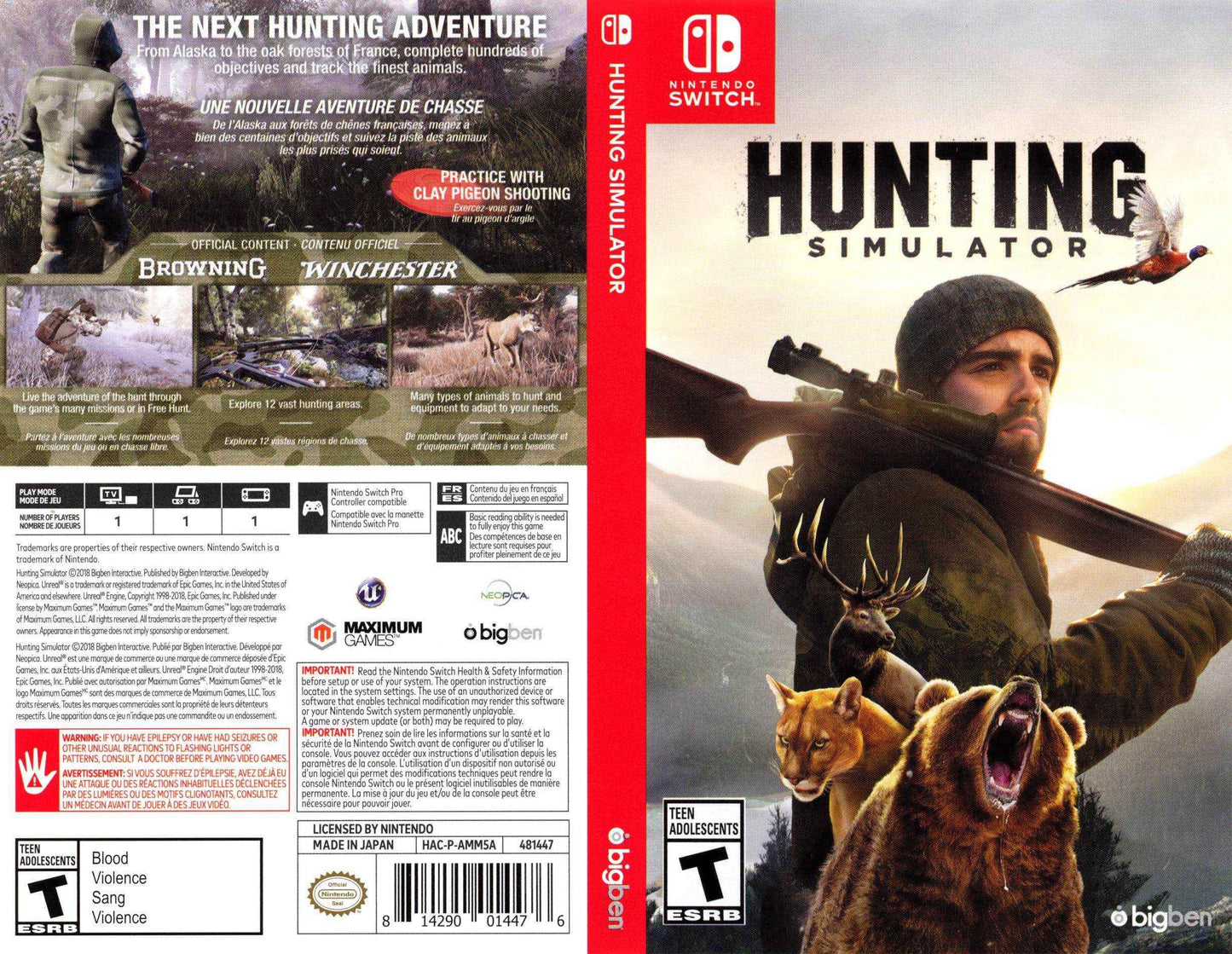 Hunting Simulator Cover Art - WOI Solutions