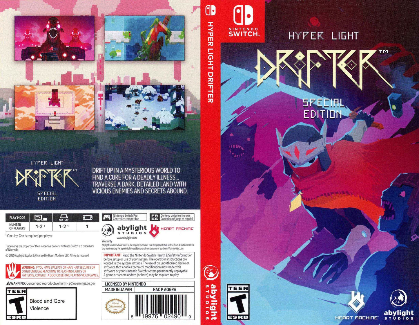 Hyper Light Drifter - Special Edition Cover Art - WOI Solutions