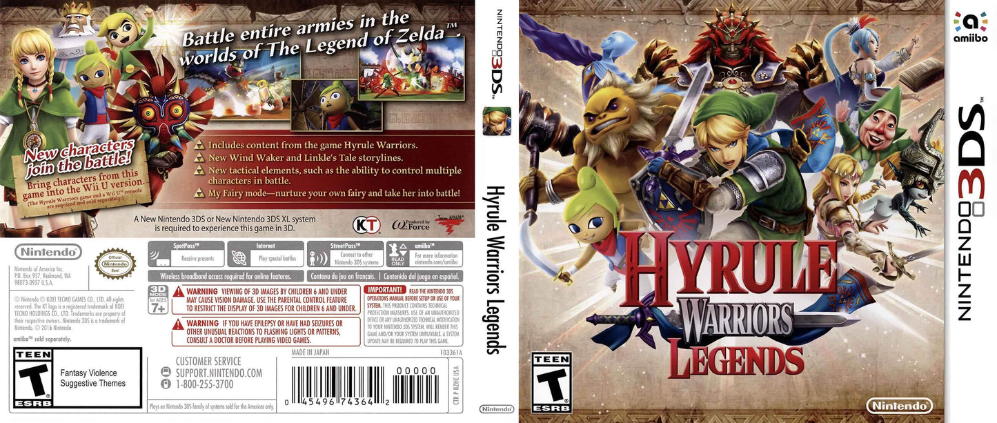 Hyrule Warriors Legends Cover Art - WOI Solutions