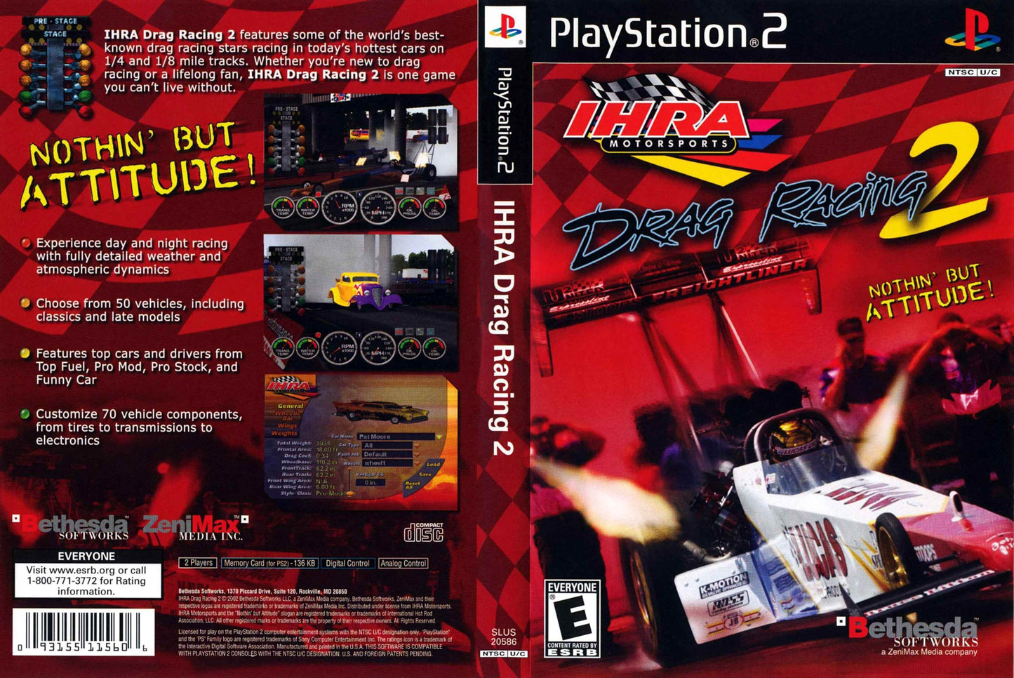 IHRA Drag Racing 2 Cover Art - WOI Solutions