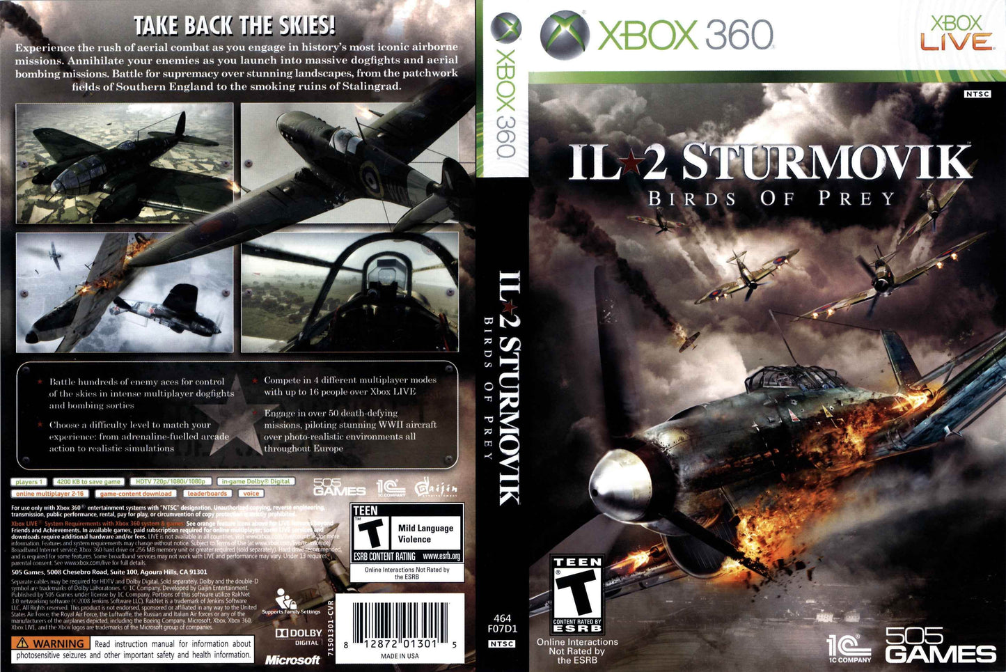 IL-2 Sturmovik Birds of Prey Cover Art - WOI Solutions