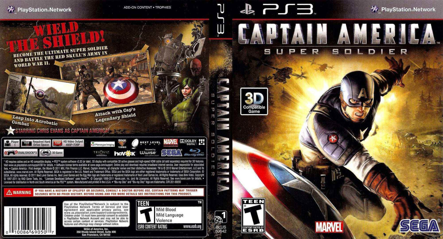 Captain America Super Soldier Cover Art - WOI Solutions