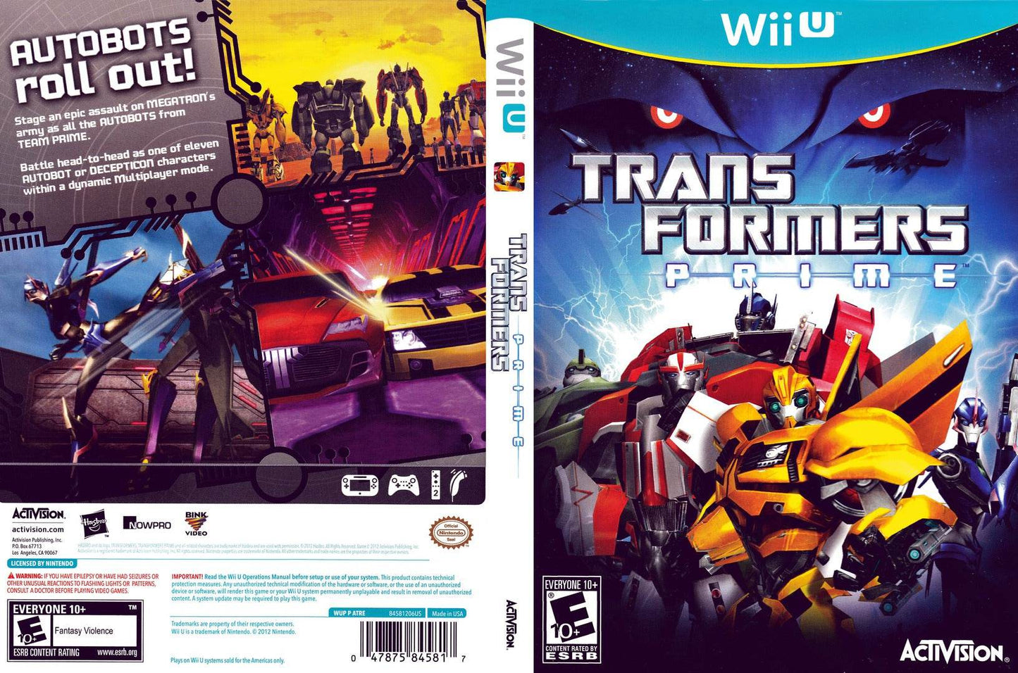 Transformers Prime Cover Art - WOI Solutions