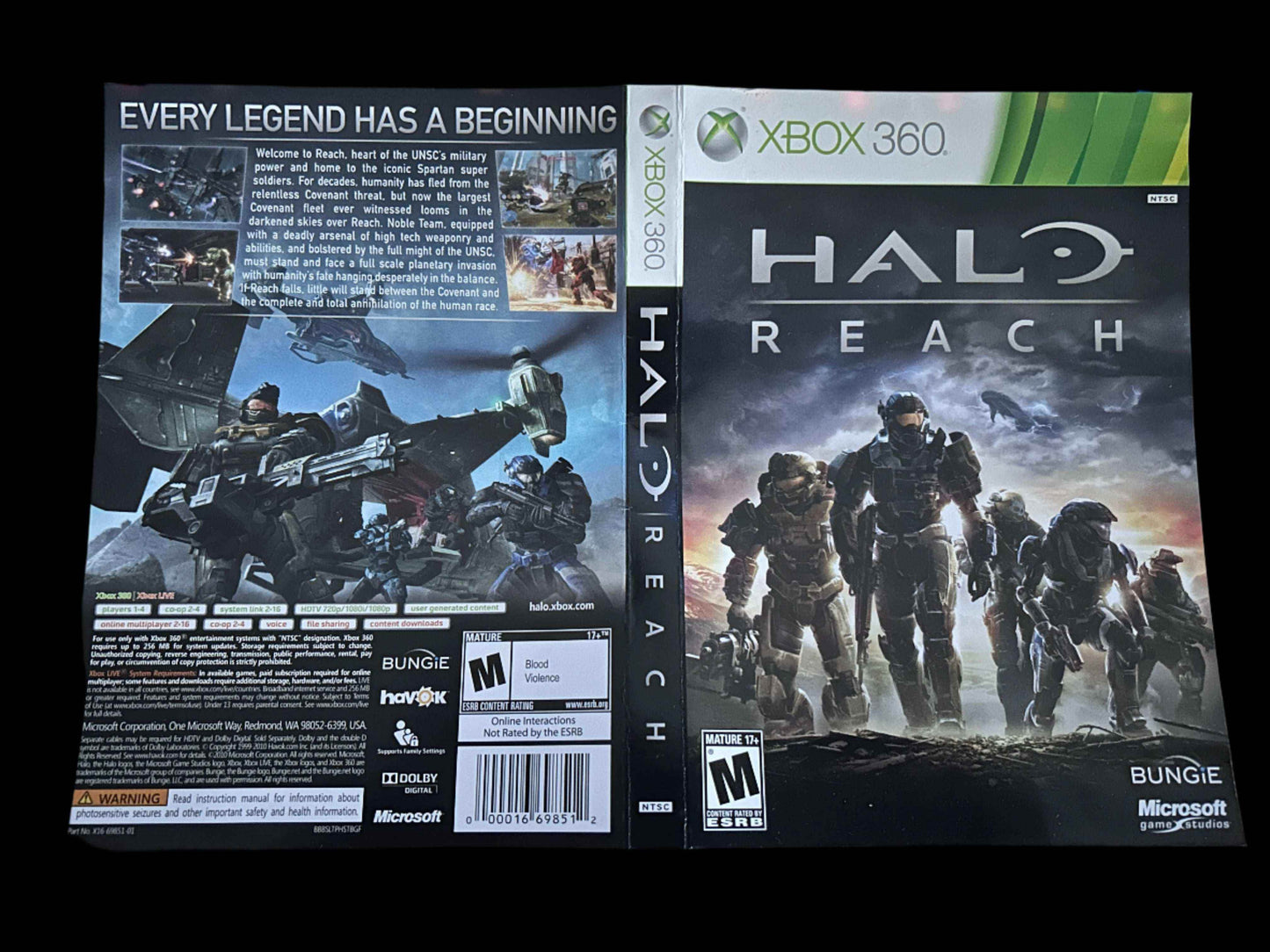 Halo Reach Cover Art - WOI Solutions