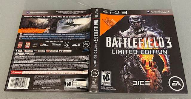 Battlefield 3 Limited Edition Cover Art - WOI Solutions