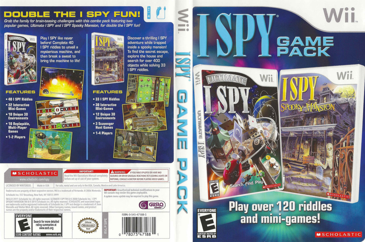 I Spy Game Pack Ultimate I Spy I Spy Spooky Mansion Cover Art - WOI Solutions