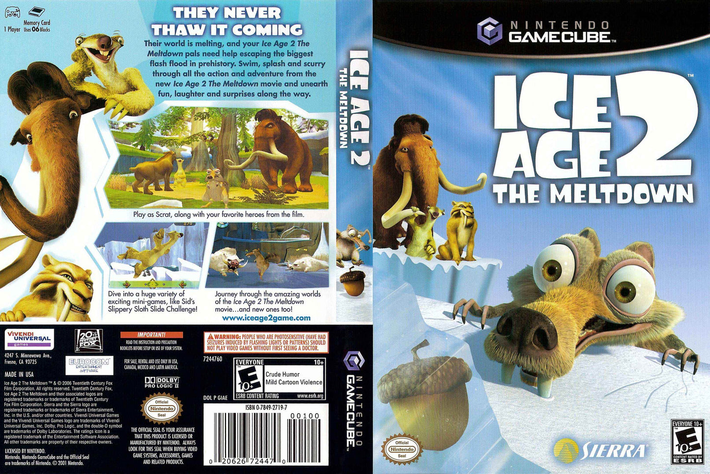 Ice Age 2 The Meltdown Cover Art - WOI Solutions