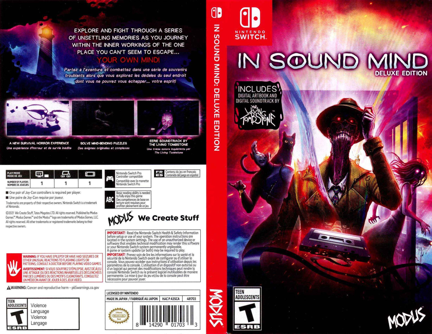 In Sound Mind Deluxe Edition Cover Art - WOI Solutions