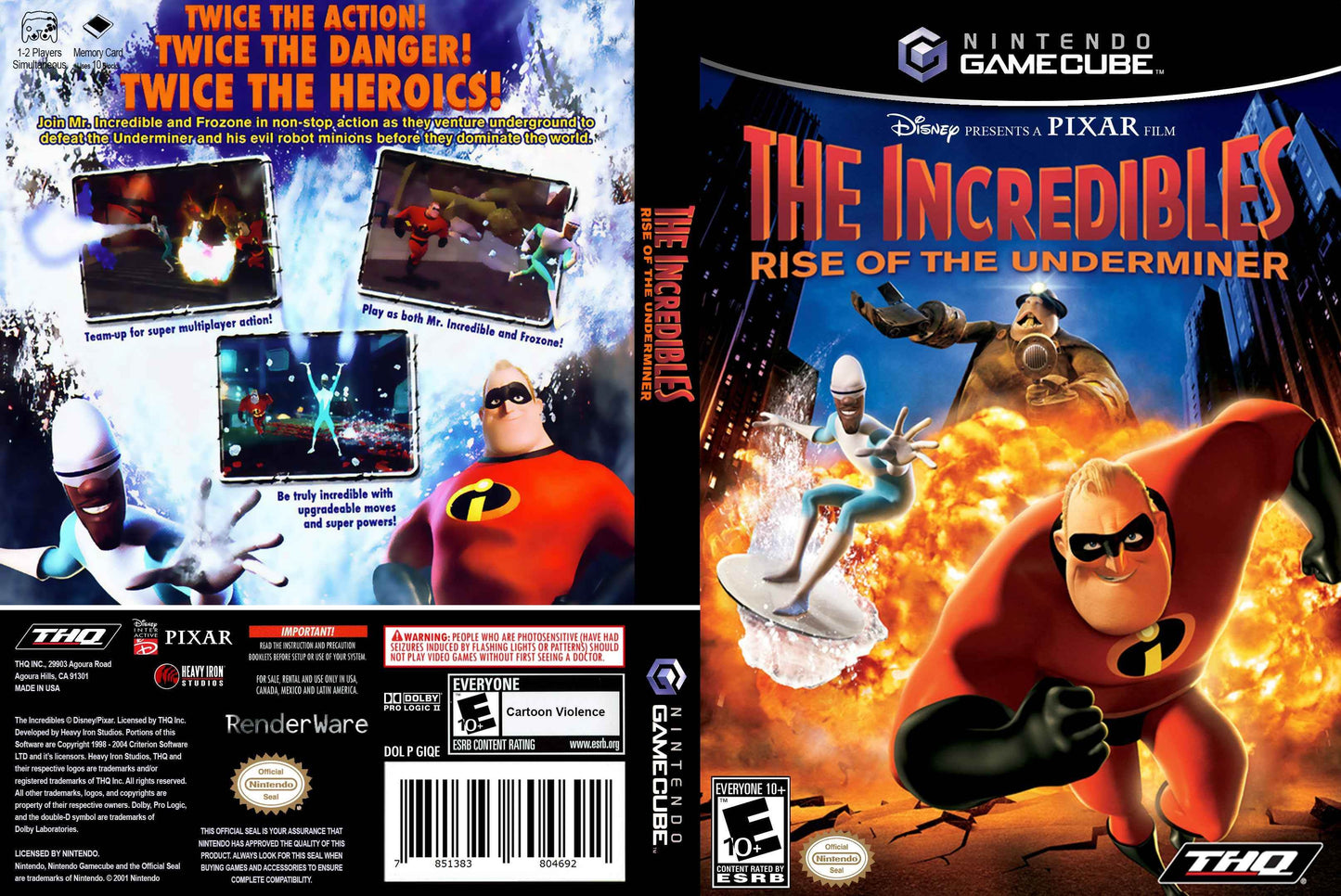 Incredibles Rise of the Underminer, The Cover Art - WOI Solutions