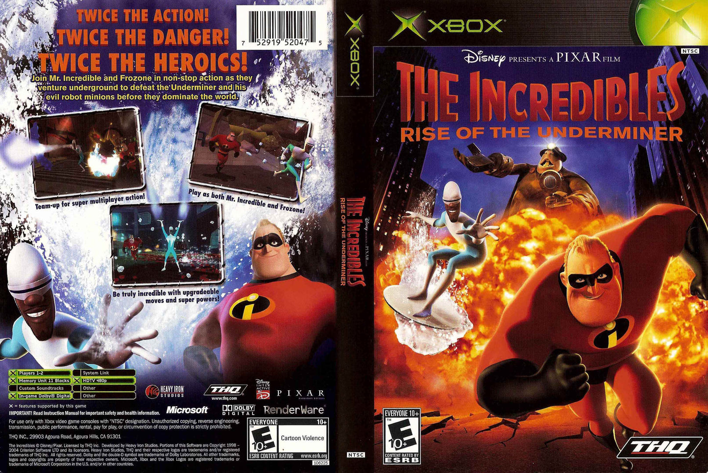 Incredibles Rise of the Underminer, The Cover Art - WOI Solutions