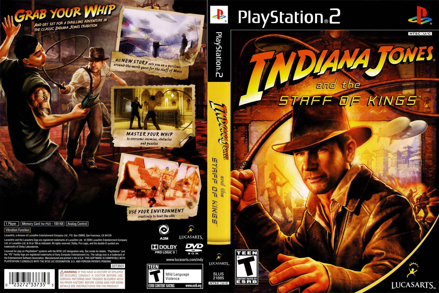 Indiana Jones and The Staff of Kings Cover Art - WOI Solutions