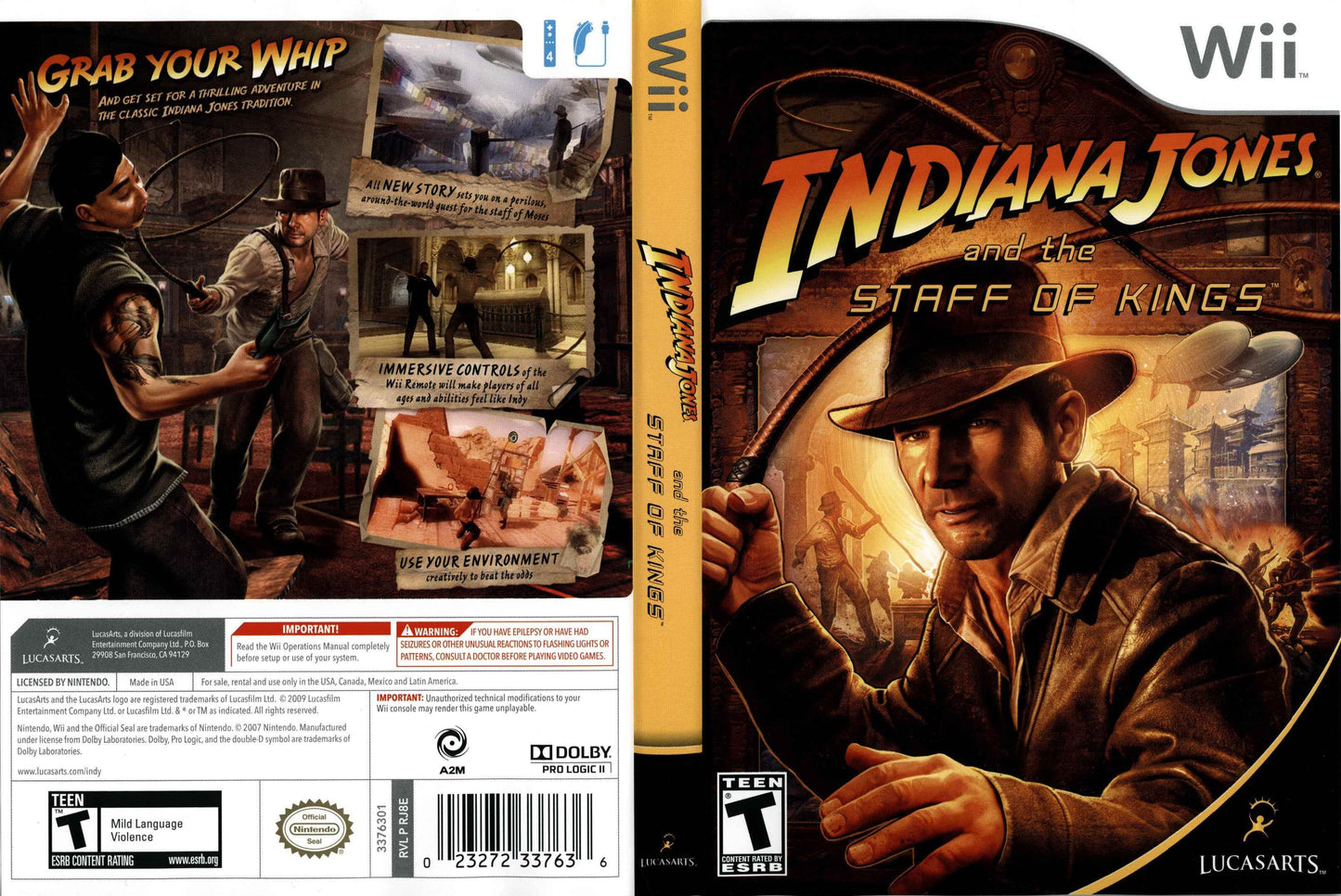 Indiana Jones and the Staff of Kings Cover Art - WOI Solutions