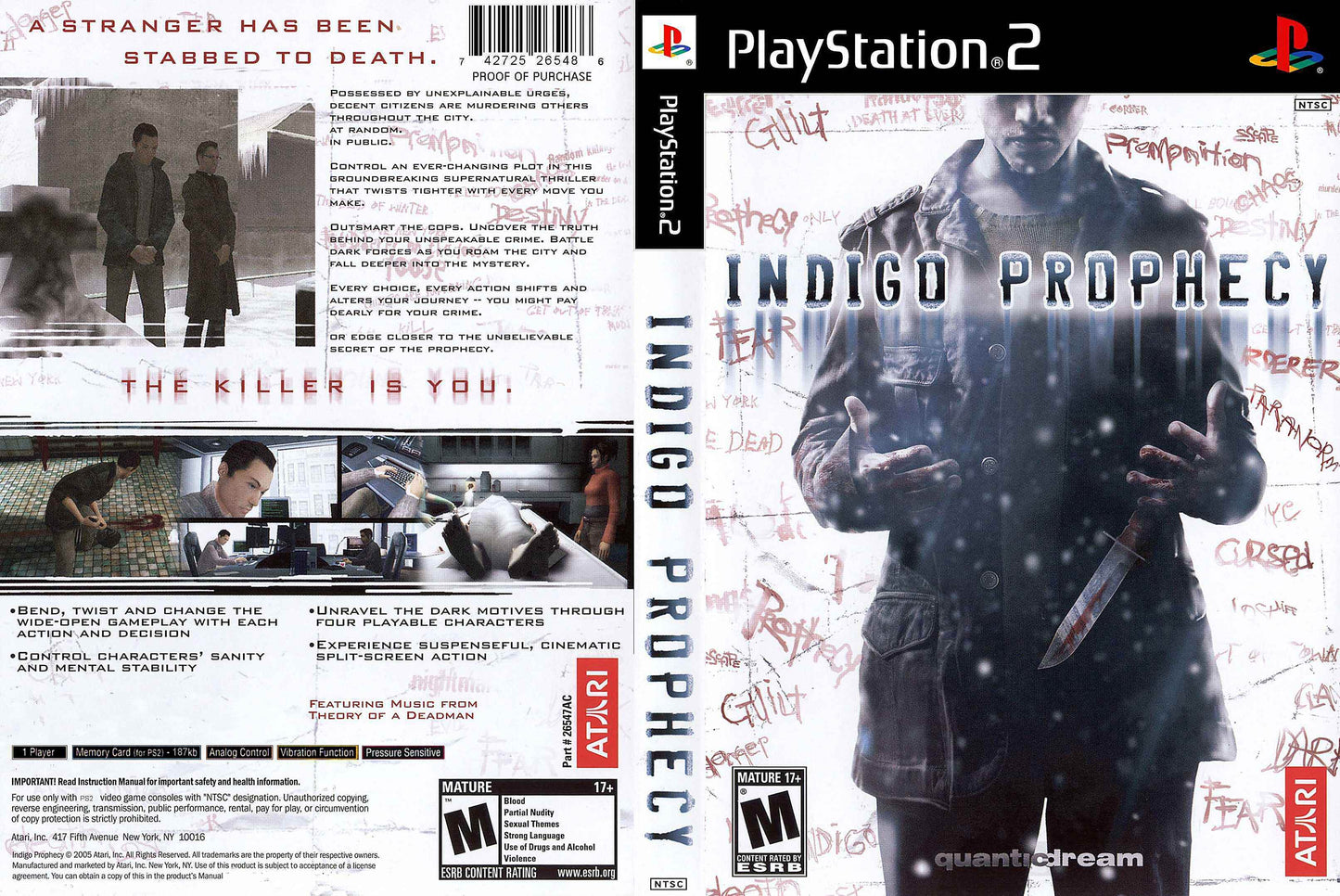 Indigo Prophecy Cover Art - WOI Solutions