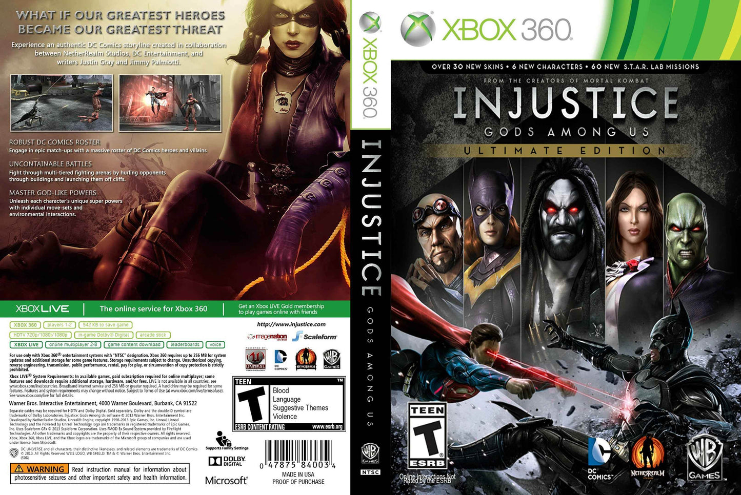 Injustice Gods Among Us Cover Art - WOI Solutions