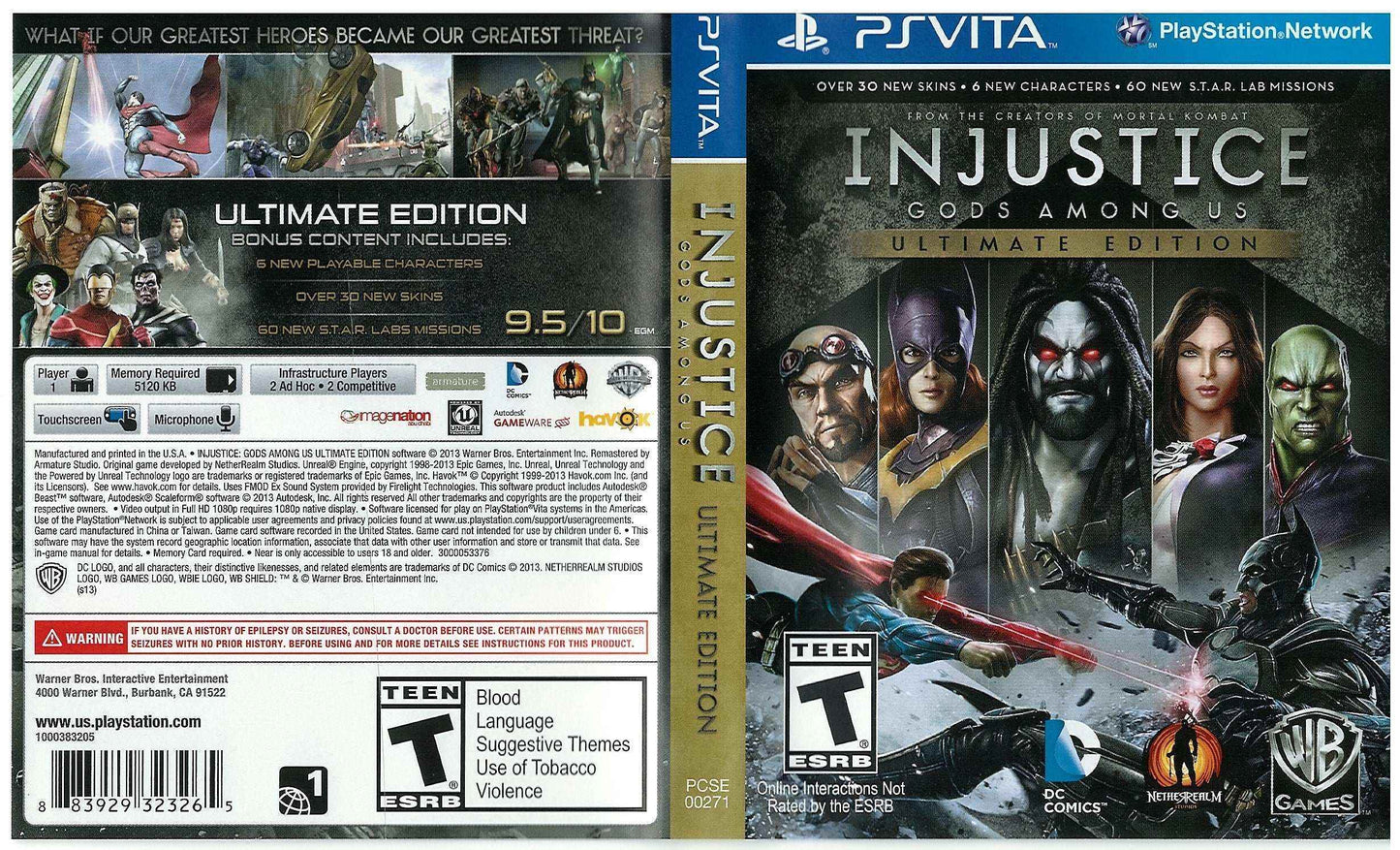 Injustice Gods Among Us Ultimate Edition Cover Art - WOI Solutions