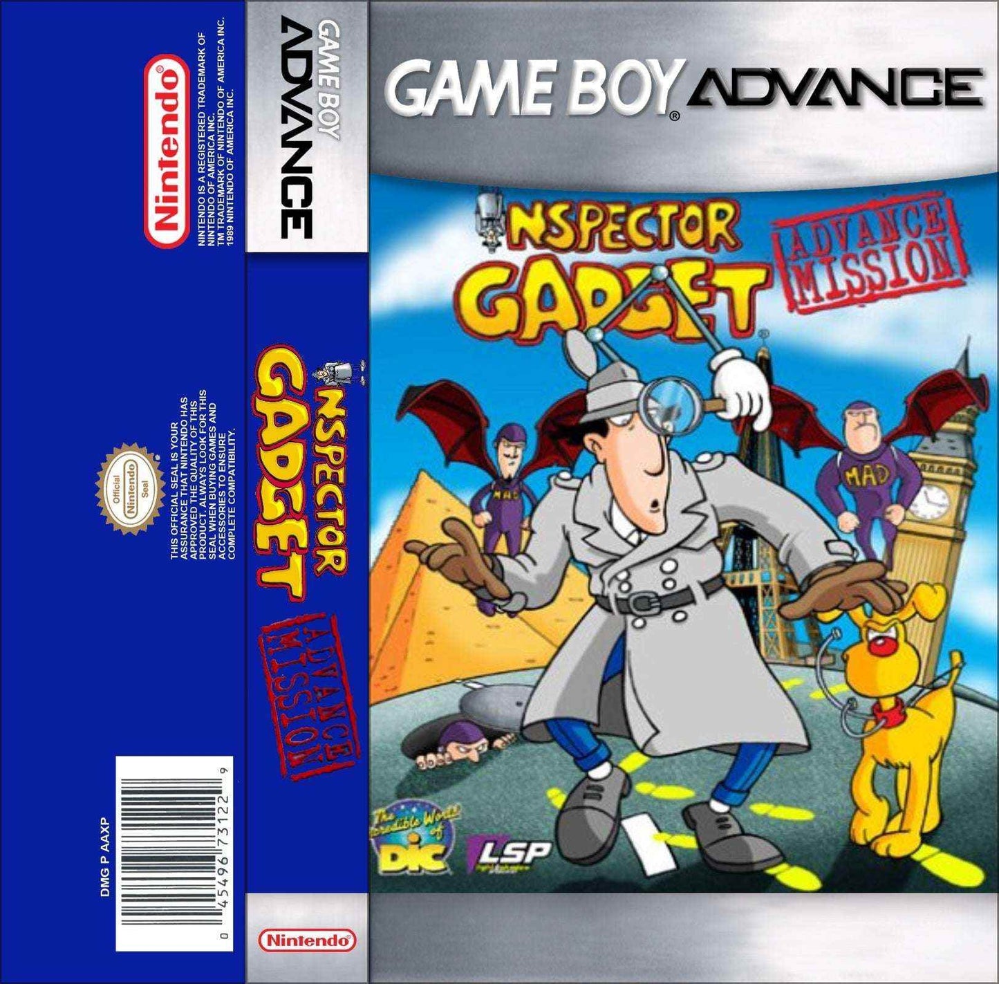 Inspector Gadget Advance Mission Cover Art - WOI Solutions