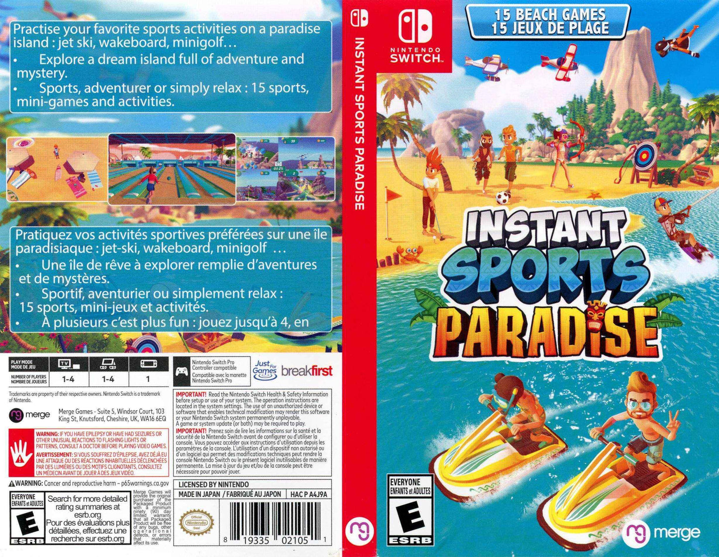 Instant Sports Paradise Cover Art - WOI Solutions