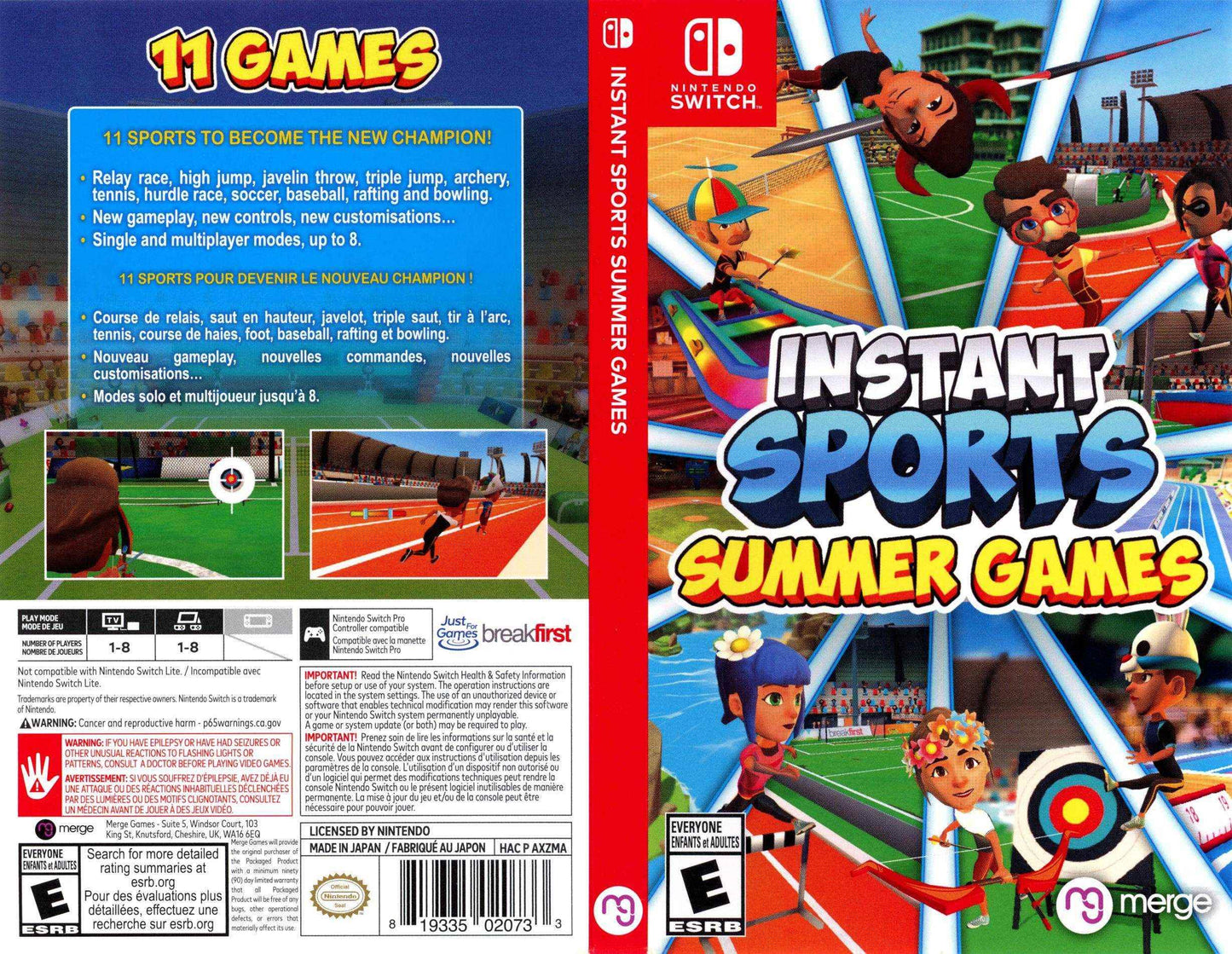 Instant Sports Summer Games Cover Art - WOI Solutions