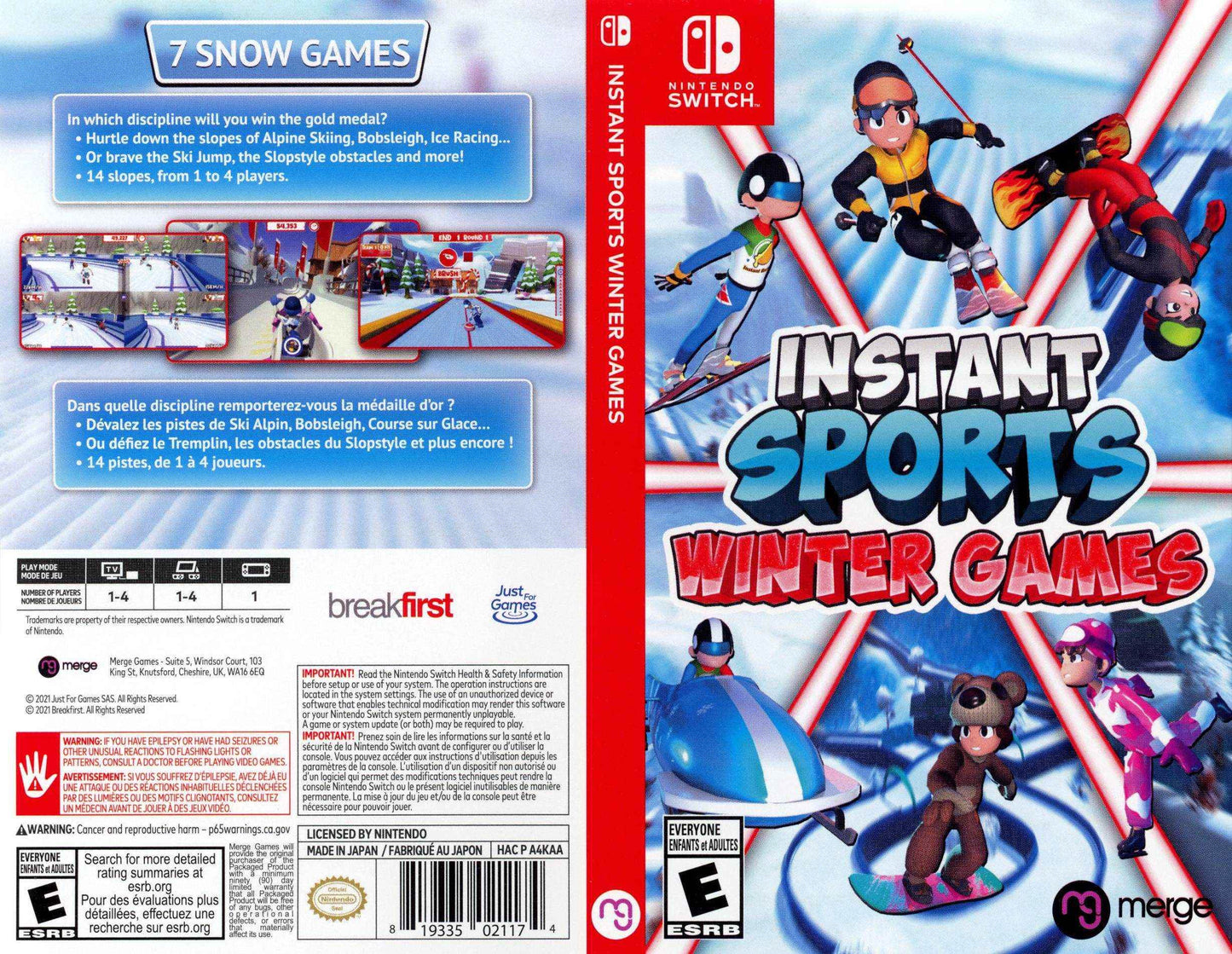 Instant Sports Winter Games Cover Art - WOI Solutions
