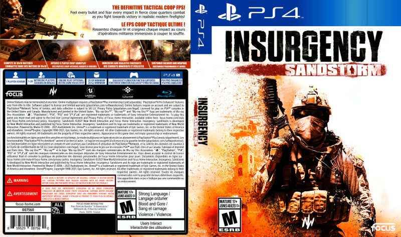 Insurgency Sandstorm Cover Art - WOI Solutions