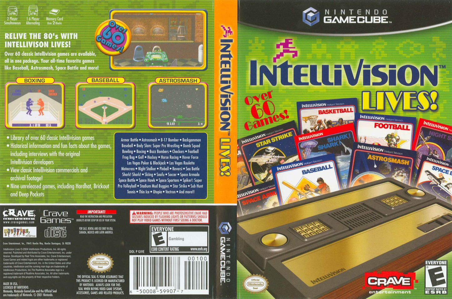 Intellivision Lives! Cover Art - WOI Solutions