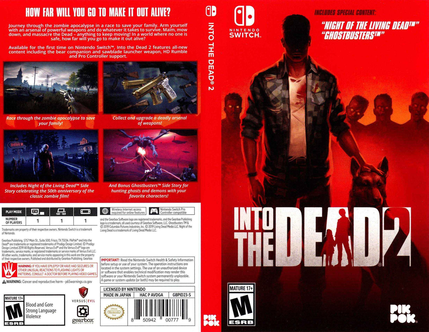 Into the Dead 2 Cover Art - WOI Solutions