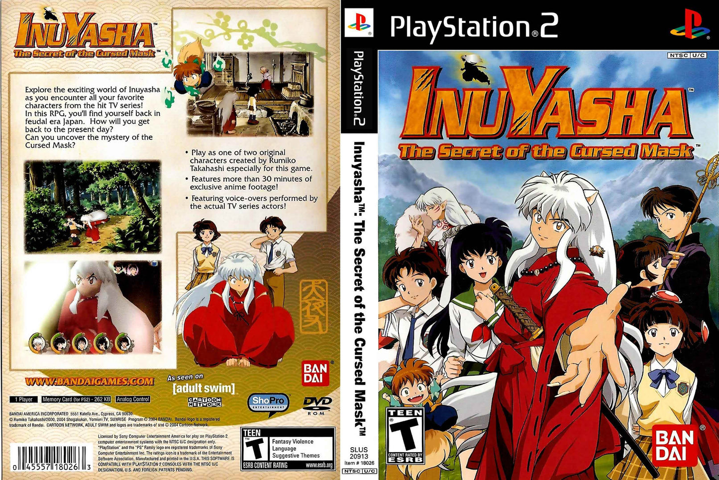 Inuyasha The Secret of the Cursed Mask Cover Art - WOI Solutions