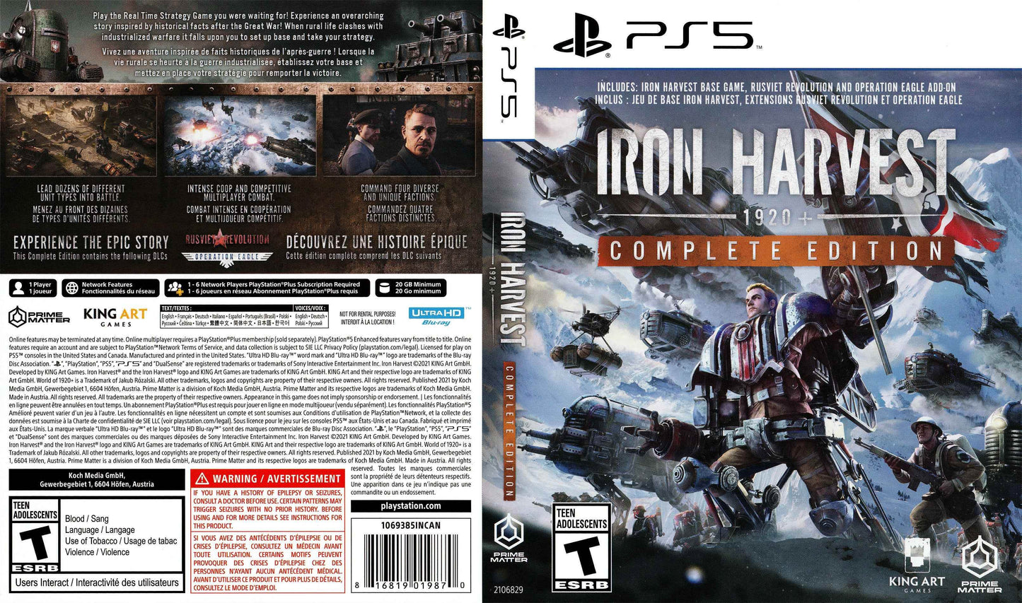 Iron Harvest 1920+ Complete Edition Cover Art - WOI Solutions