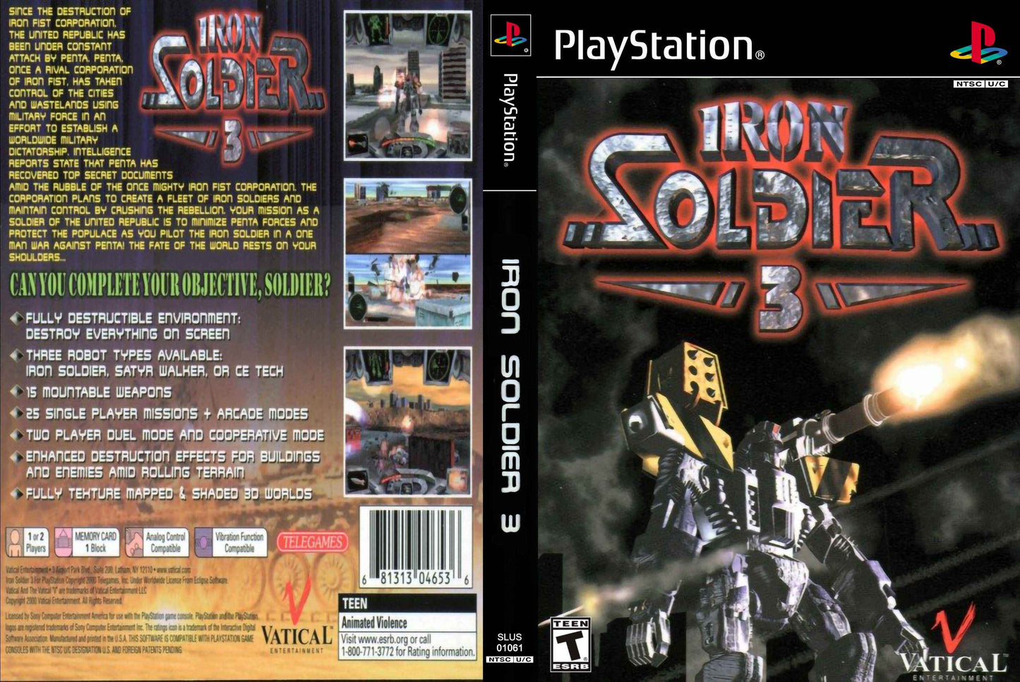 Iron Soldier 3 Cover Art - WOI Solutions